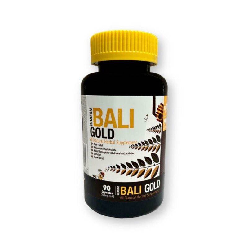 Bumble Bee Kratom 90ct Caps-Bali Gold