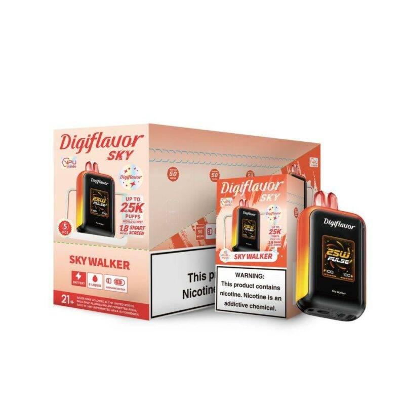 Geek Bar | Digiflavor Sky | 25000 Puffs | Nic 5% | Pack of 5 | Skywalker