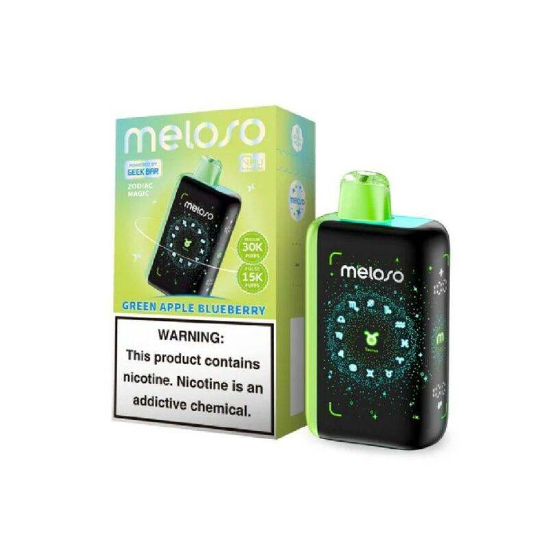 Meloso Geek Bar Green Apple Blueberry